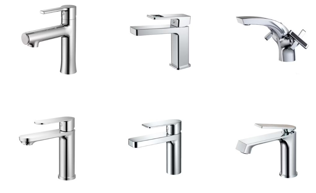70035 Dual-Control Hot and Cold Bathroom Basin Faucet