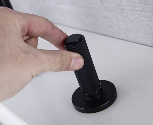 Matte Black Five-Piece Brass Roman Tub Basin Faucet